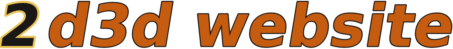 2d3d website logo